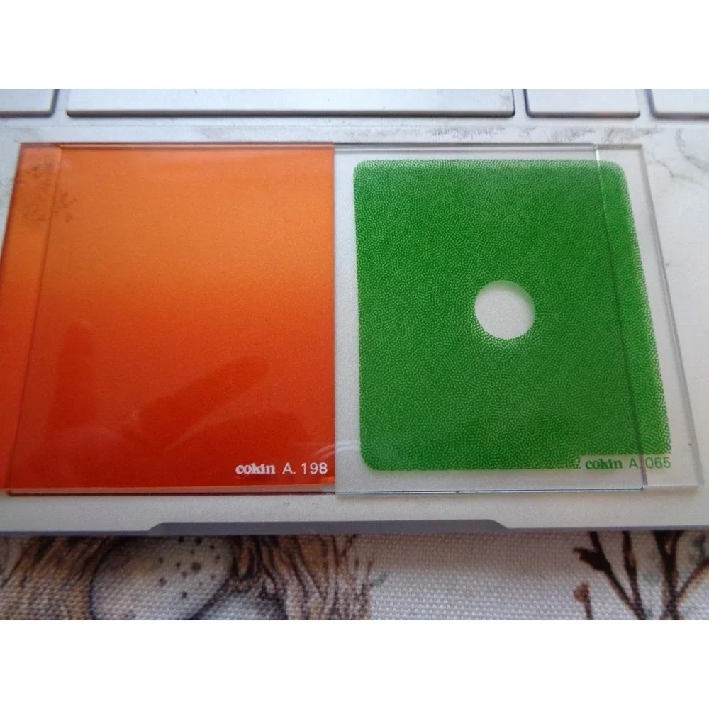 Cokin Camera Filters Lens A.198 & A.065 in storage case